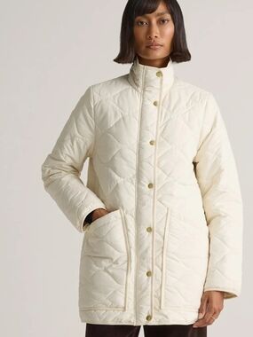 NWT QUINCE Featherless Quilted Long Puffer Jacket